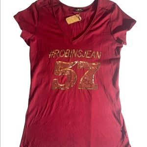 Robin’s Jean Sequin shirt NWT